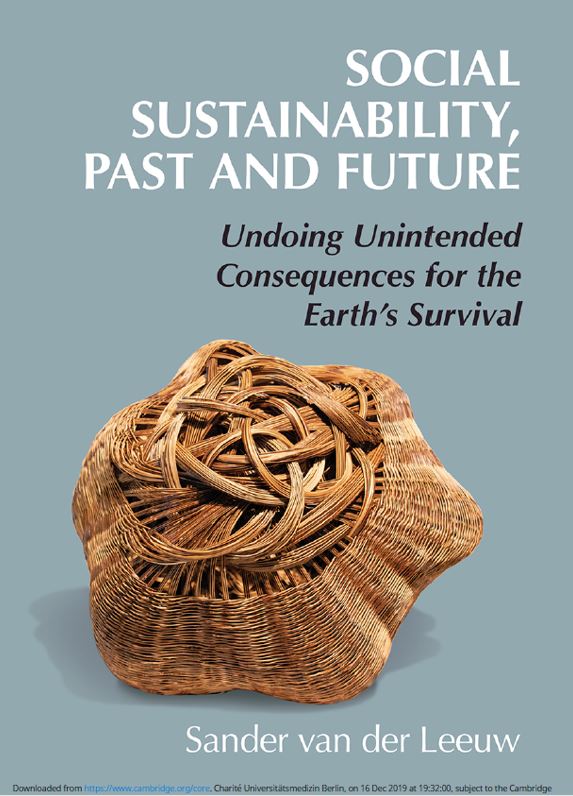Book cover, Social sustainability, past and future - Undoing unintended consequences for the Earth's survival.